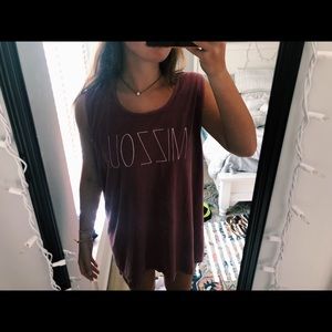 oversized MIZZOU tank